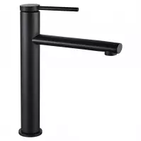 Bateria umywalkowa wysoka Rea Oval czarna