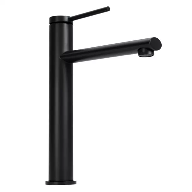 Bateria umywalkowa wysoka Rea Oval czarna