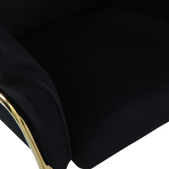 Krzesło Nero 80363 czarny/złoty