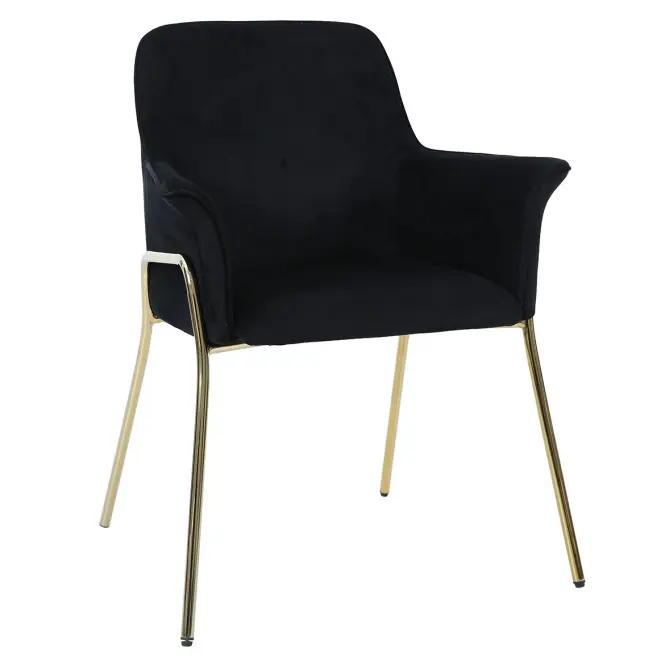 Krzesło Nero 80363 czarny/złoty