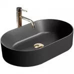 Umywalka nablatowa Nadia 60 Black Matt