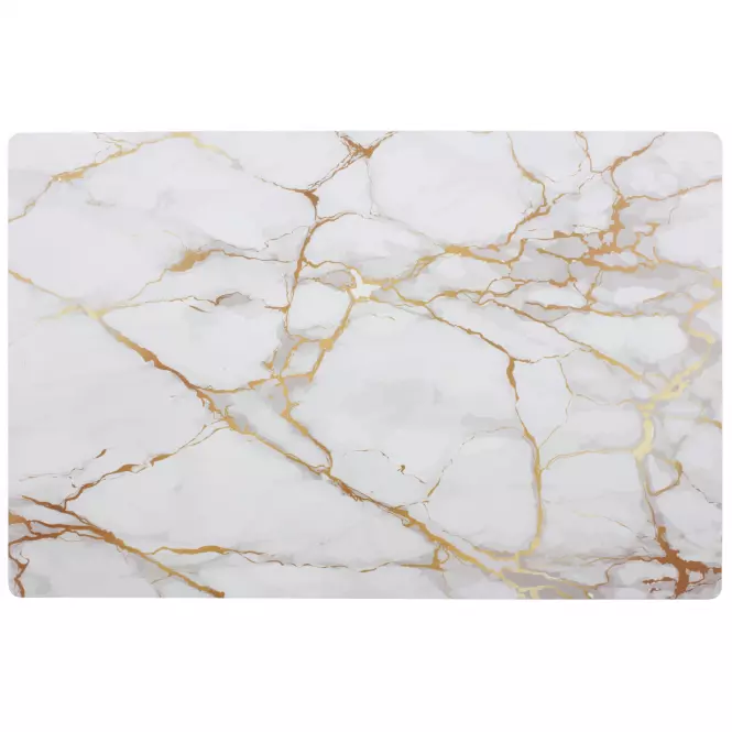 Podkładka Calcite 43x28 cm marmur złoty
