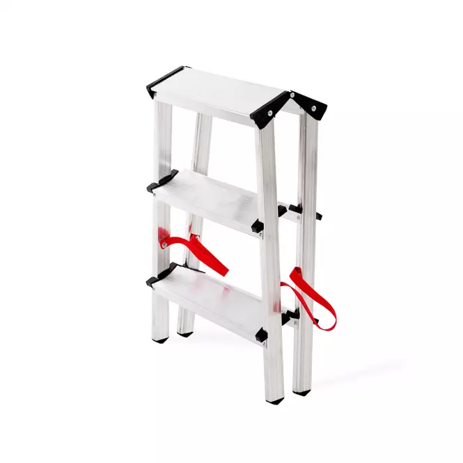 Drabina aluminowa dwustronna 3 stopniowa 125 kg
