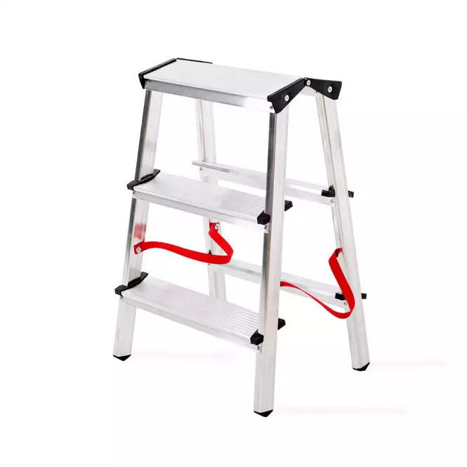 Drabina aluminowa dwustronna 3 stopniowa 150 kg