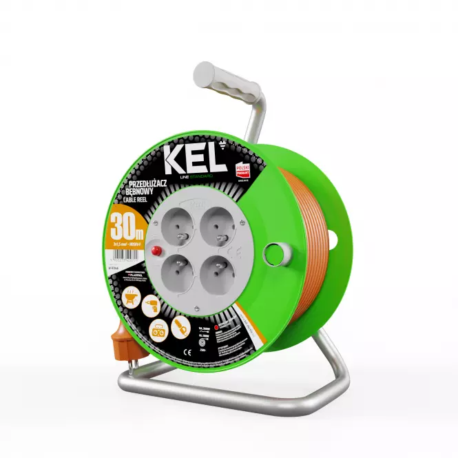 Przedłużacz bębnowy PB-ST/S/30M/3X1.5 3680W