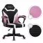 Fotel gamingowy HZ-Ranger 1.0 pink mesh,6