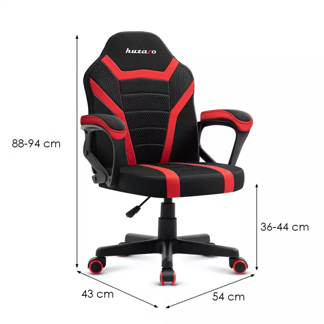 Fotel gamingowy HZ-Ranger 1.0 red mesh