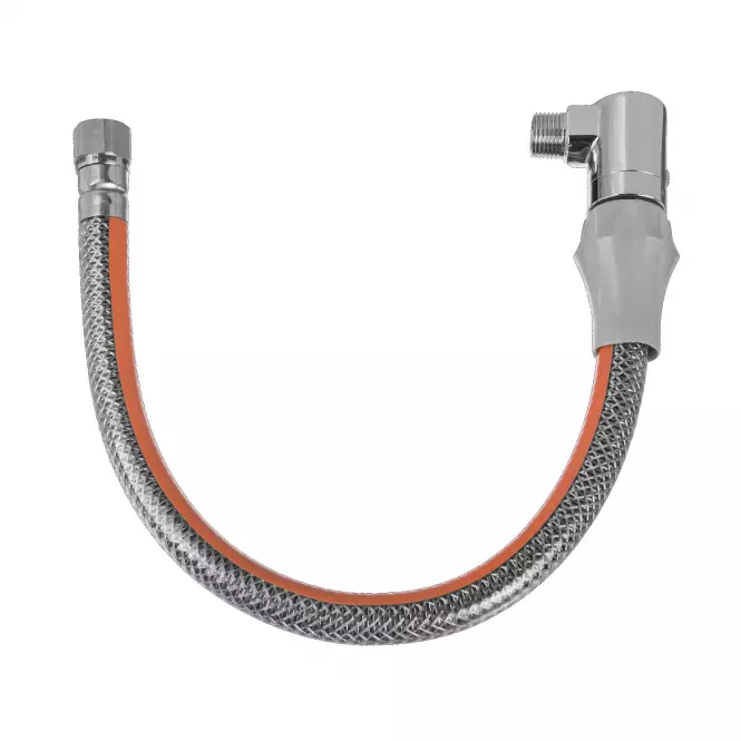 Wąż do gazu z zaworem 1/2˝ 1,25 m PVC