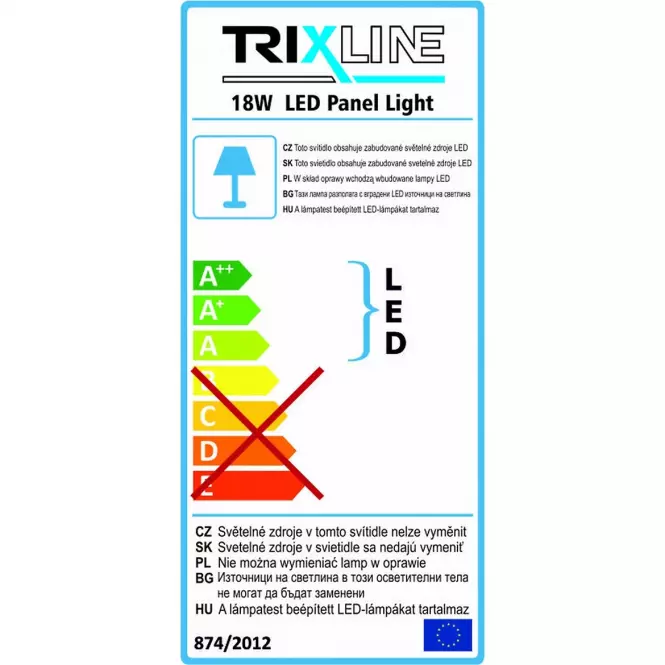 Panel LED 18W 2700K WW TR okrągły