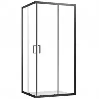 Kabina prysznicowa kwadratowa Mika 80x80x190 black