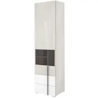 Regał Remo RM3 dąb wilton/biały/antracyt