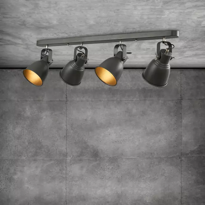 Lampa 2021152-4 DARK GREY E27 LS4