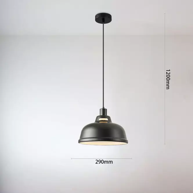 Lampa 2200011-BK BLACK E27 LW1