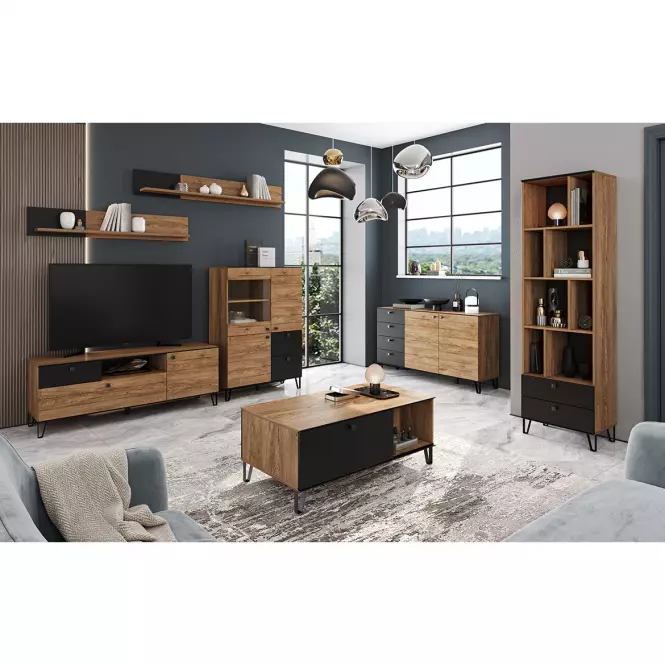 Stolik 1S Weil T dąb burgund oak
