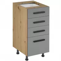 Szafka kuchenna Langen D40S4 uchwyt beige