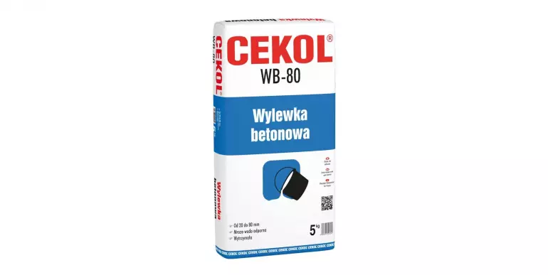 Cekol wylewka betonowa WB-80 5 kg