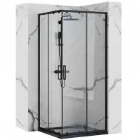Kabina prysznicowa Punto Rea K4801 90x90x190 black