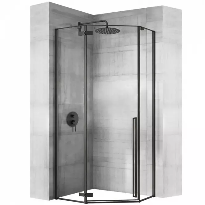 Kabina prysznicowa Diamond Rea K6900 80x80x195 black