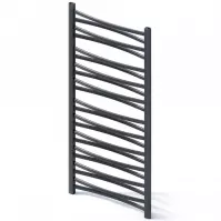 Grzejnik łazienkowy Łezka 3D Ł3D 22/40 czarny 1205x440 mm