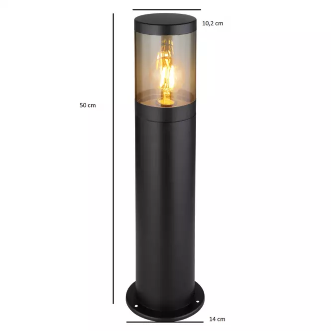 Lampa Xeloo 32015BS 60W Czarny LS1