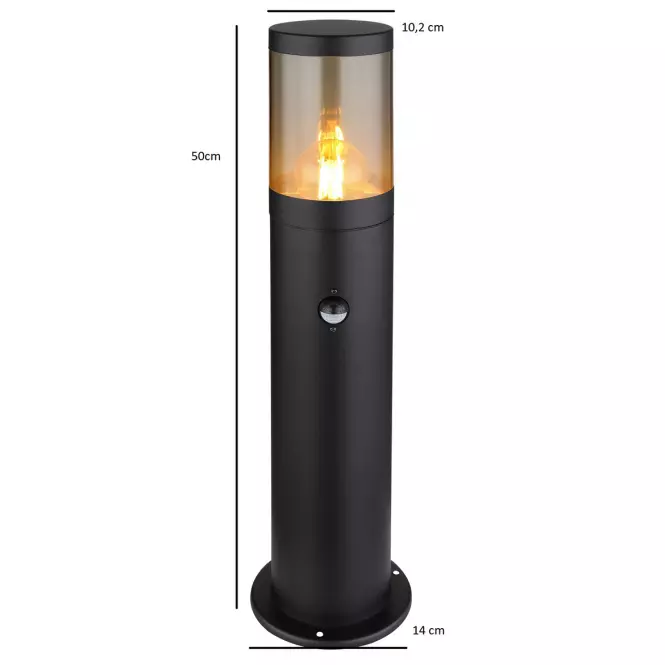 Lampa Xeloo 32015BSS 60W Czarny S LS1