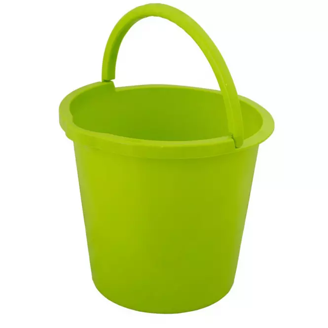Wiadro 10l z wylewką zielony
