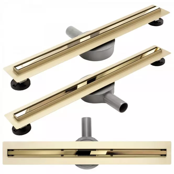 Odwodnienie liniowe Rea G5603 Neo Slim Pro 700 złoty połysk,5