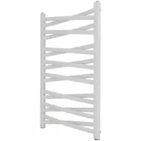 Grzejnik łazienkowy Łezka 3D Ł3DX 1640 biały 910x440 mm