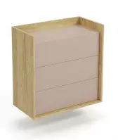 Szafka Mobius  3s hikora/antyczny róż