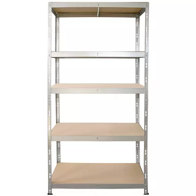 Regał metalowy magazynowy nitowany Stabil II ocynkowany 180x90x45cm – 250kg/5 półek