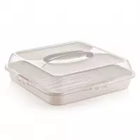 Pojemnik kwadratowy na ciasto 36x36x10 Katex