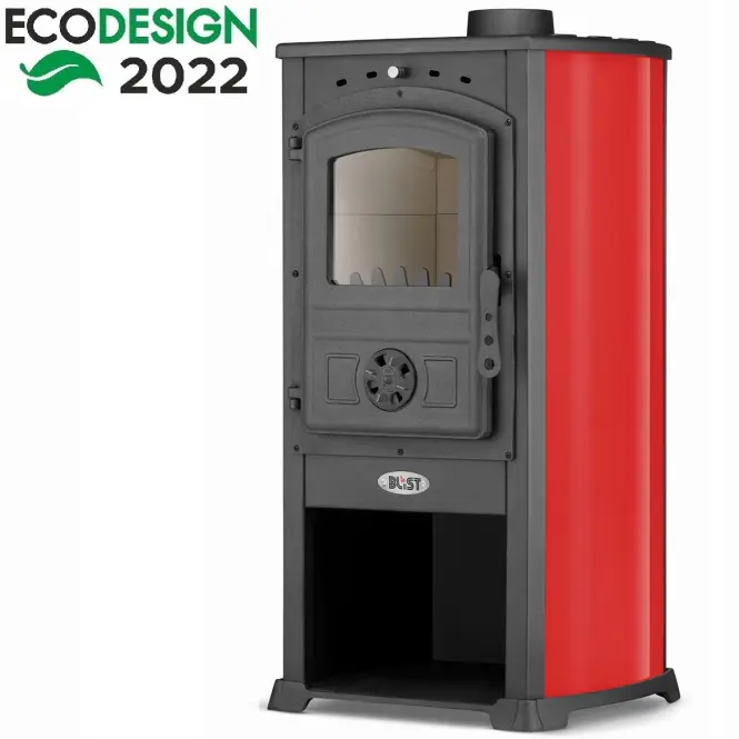Piec kominkowy Modena czerwony 7,3 kW