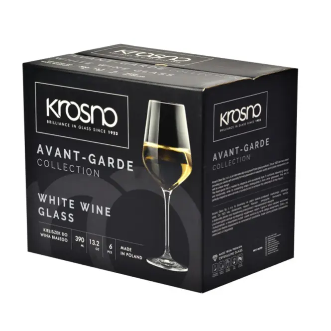 Komplet kieliszków do wina białego Avant-Garde 6x390 ml