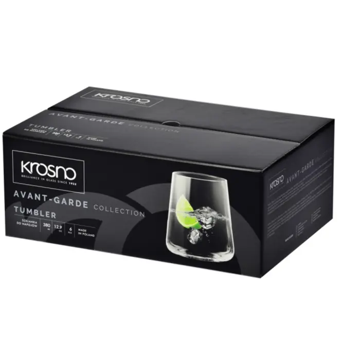 Komplet szklanek do napojów Avant-Garde 6x380 ml