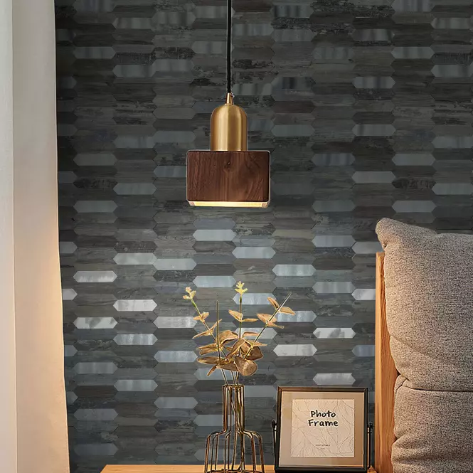 Panel dekoracyjny samoprzylepny Mood Wood Silver