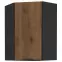 Szafka kuchenna Monza orzech okapi 60x60 Gn-90 1f (45°)