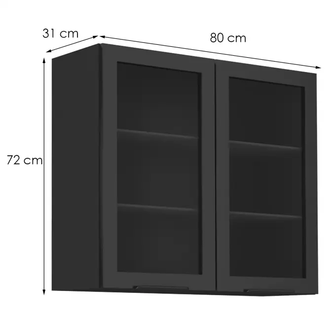 Szafka kuchenna Arona cashmere 80gs-72 2f,2