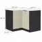 Szafka kuchenna Arona cashmere 90x90 Dn 2f bb,2