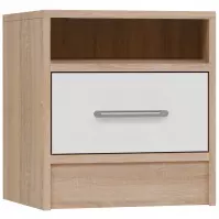 Szafka nocna Smart SR7 dąb sonoma/biały
