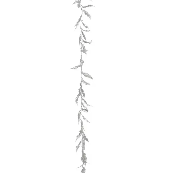 Plastikowa girlanda srebrna 180 cm 192028