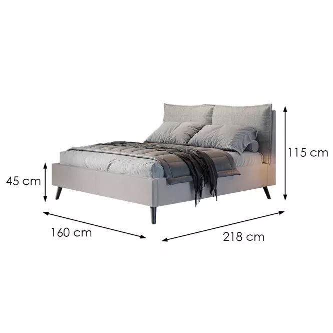 Łóżko Dantaria 160x200 Letto 80/Coco 83