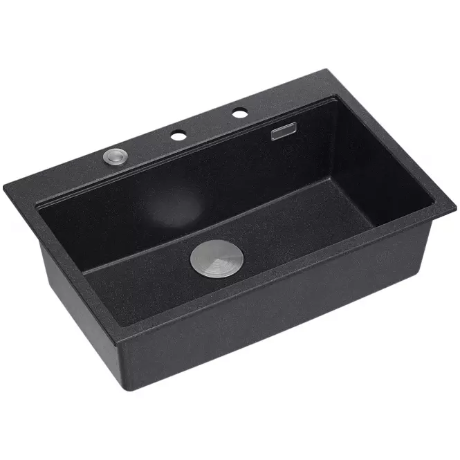 Zlew Mario 110 granit czarny 750490x240