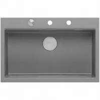 Zlew Mario 110 granit szary 750x490x240