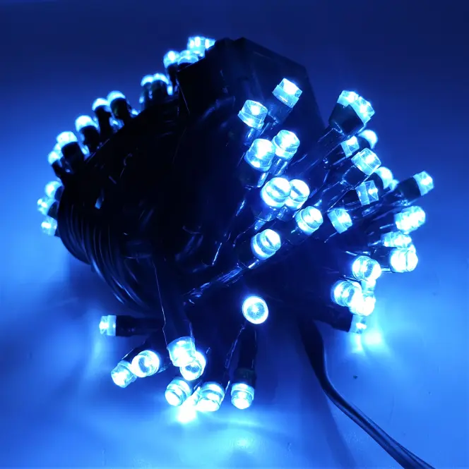 Lampki LED 100l 13/21/bat zew.pg.+Tm. Cw