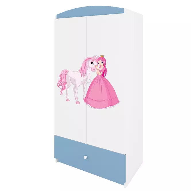 Szafa Babydreams Niebieski – Księżniczka 2,5