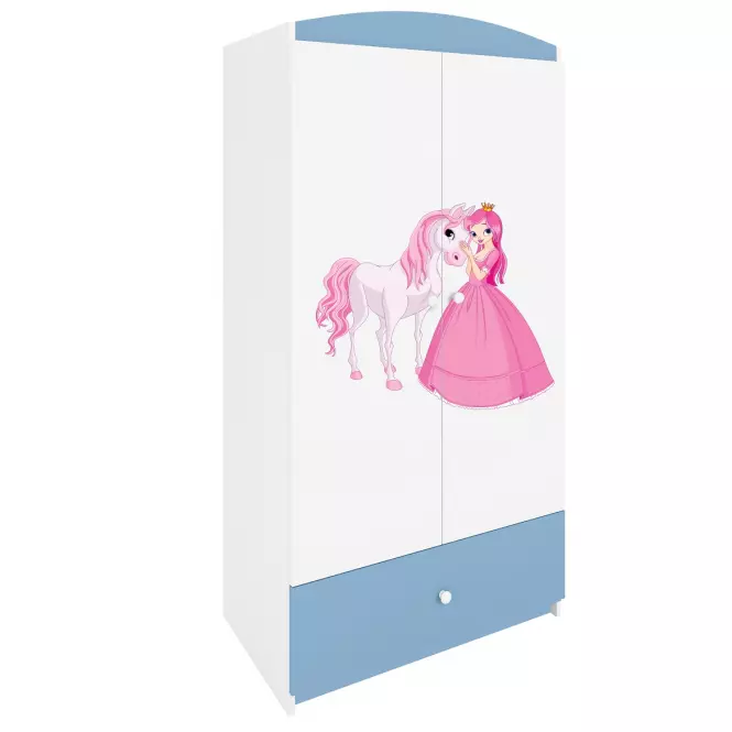 Szafa Babydreams Niebieski – Księżniczka 2