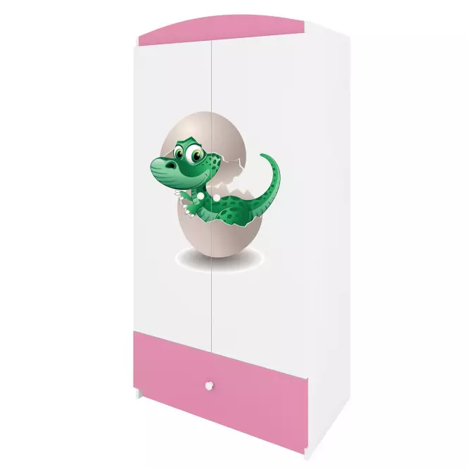 Szafa Babydreams Różowy – Dino,4