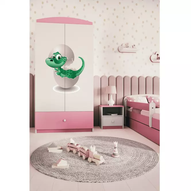 Szafa Babydreams Różowy – Dino,6
