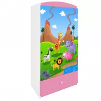 Szafa Babydreams Różowy – Safari