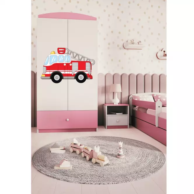Szafa Babydreams Różowy – Straż Pożarna,6